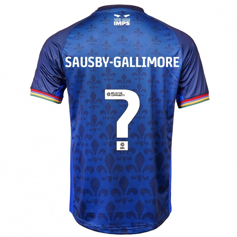 Danxen Niño Camiseta Olivia Sausby-Gallimore #0 Azul Azul Marino 2ª Equipación 2025/26 La Camisa