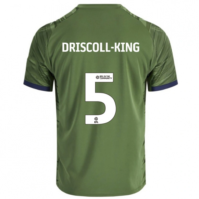 Danxen Niño Camiseta Evie Driscoll-King #5 Verde Blanco 2ª Equipación 2025/26 La Camisa