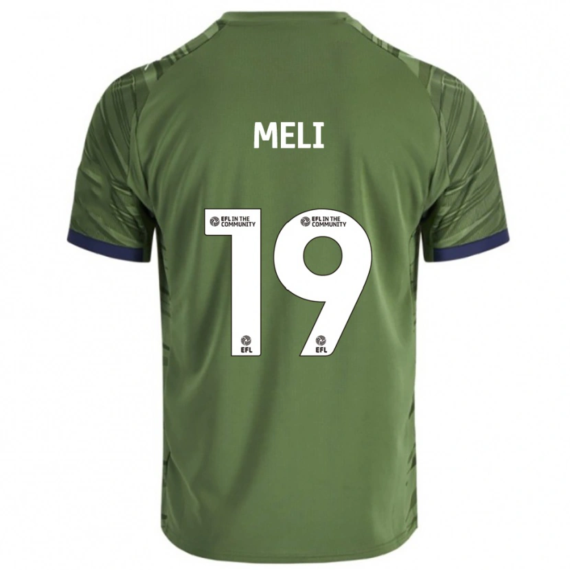 Danxen Niño Camiseta Emily Meli #19 Verde Blanco 2ª Equipación 2025/26 La Camisa