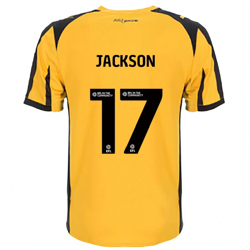 Danxen Niño Camiseta Freya Jackson #17 Naranja Negro 2ª Equipación 2025/26 La Camisa