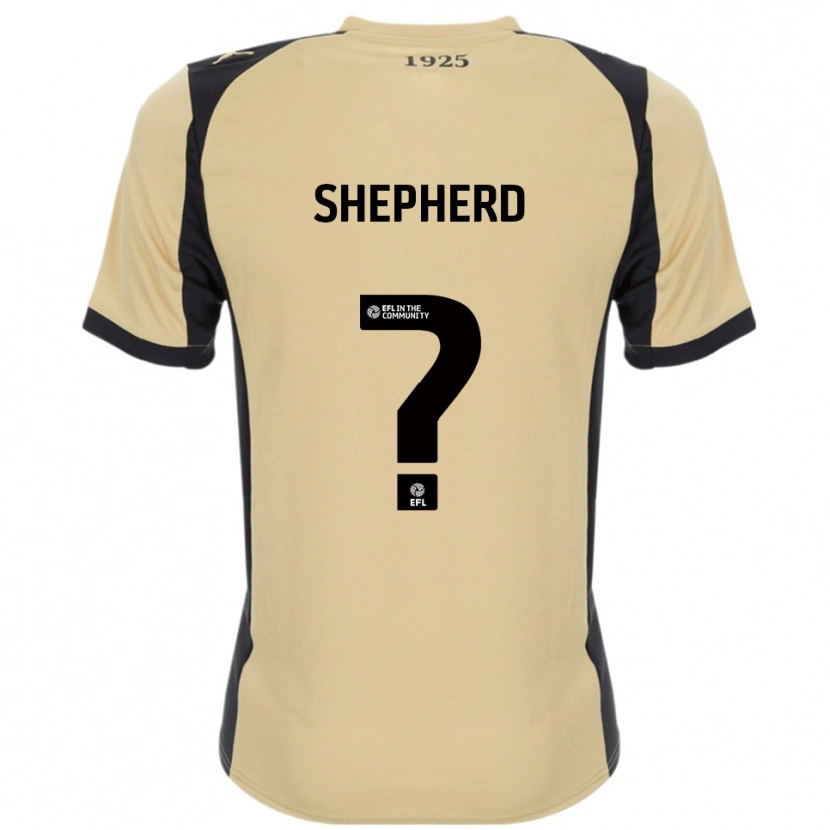 Danxen Niño Camiseta Tom Shepherd #0 Dorado Negro 2ª Equipación 2025/26 La Camisa