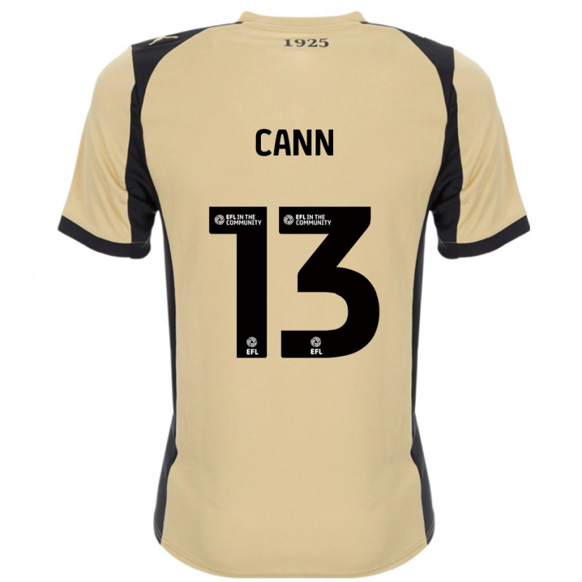 Danxen Niño Camiseta Ted Cann #13 Dorado Negro 2ª Equipación 2025/26 La Camisa