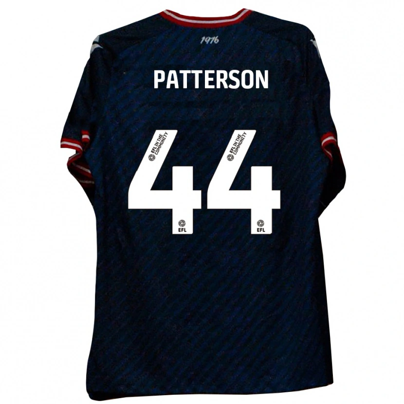 Danxen Niño Camiseta Phoenix Patterson #44 Azul Marino Rojo 2ª Equipación 2025/26 La Camisa