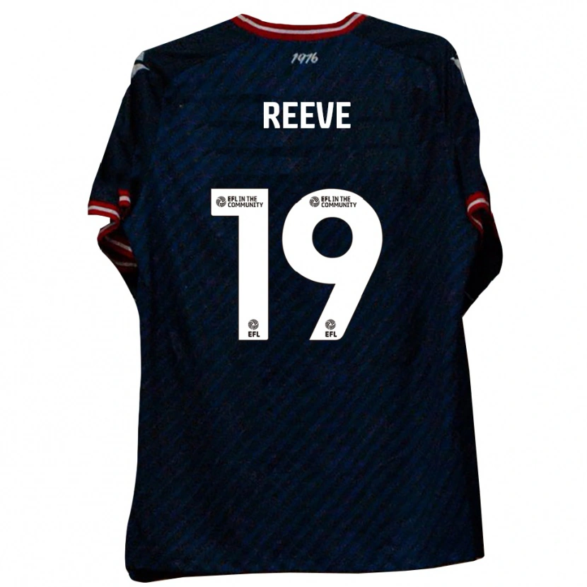 Danxen Niño Camiseta Oliver Reeve #19 Azul Marino Rojo 2ª Equipación 2025/26 La Camisa