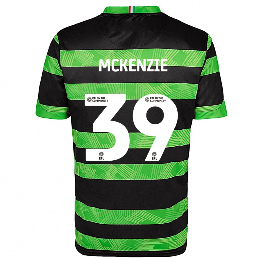 Danxen Niño Camiseta Kai Mckenzie #39 Negro Verde 2ª Equipación 2025/26 La Camisa