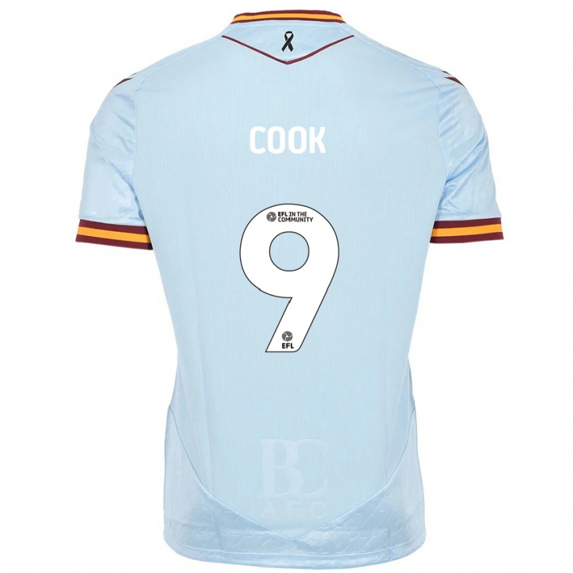 Danxen Niño Camiseta Andy Cook #9 Celeste 2ª Equipación 2025/26 La Camisa