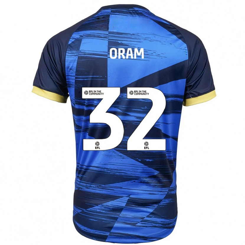 Danxen Niño Camiseta Jake Oram #32 Azul Azul Marino 2ª Equipación 2025/26 La Camisa