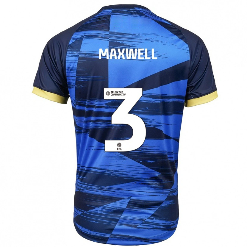 Danxen Niño Camiseta James Maxwell #3 Azul Azul Marino 2ª Equipación 2025/26 La Camisa