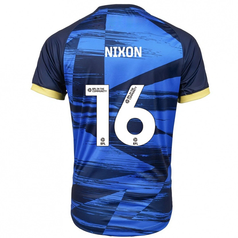 Danxen Niño Camiseta Tom Nixon #16 Azul Azul Marino 2ª Equipación 2025/26 La Camisa