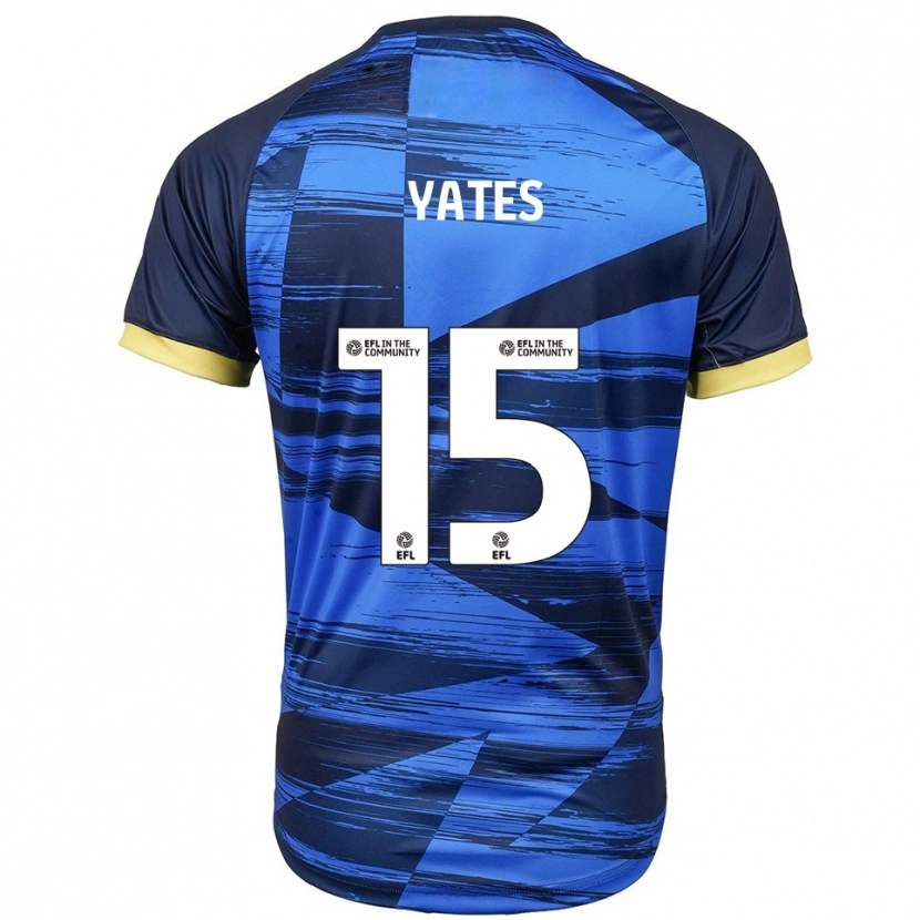 Danxen Niño Camiseta Katie Yates #15 Azul Azul Marino 2ª Equipación 2025/26 La Camisa