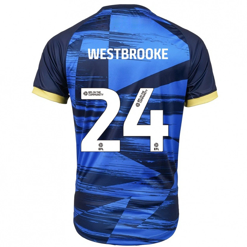 Danxen Niño Camiseta Zain Westbrooke #24 Azul Azul Marino 2ª Equipación 2025/26 La Camisa