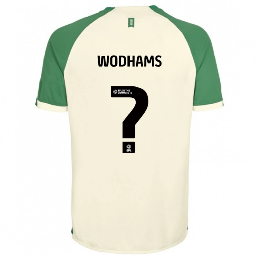 Danxen Niño Camiseta Rosy Wodhams #0 Blanco Hueso Verde 2ª Equipación 2025/26 La Camisa