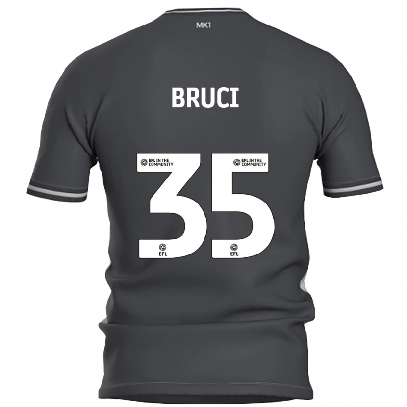 Danxen Niño Camiseta Izabella Bruci #35 Gris Plata 2ª Equipación 2025/26 La Camisa