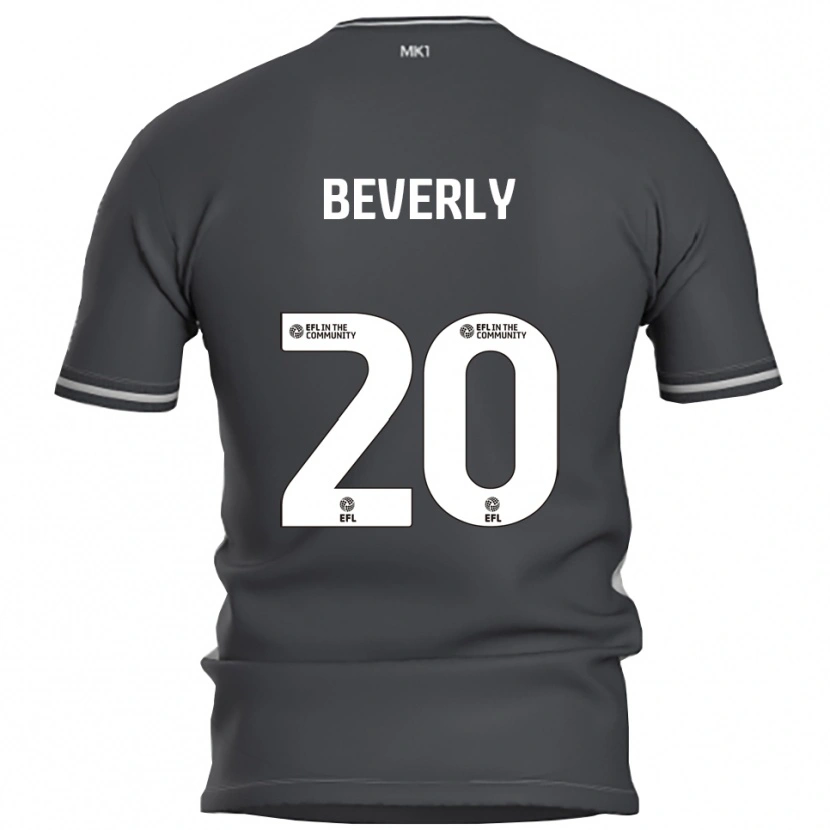Danxen Niño Camiseta Poppy Beverly #20 Gris Plata 2ª Equipación 2025/26 La Camisa