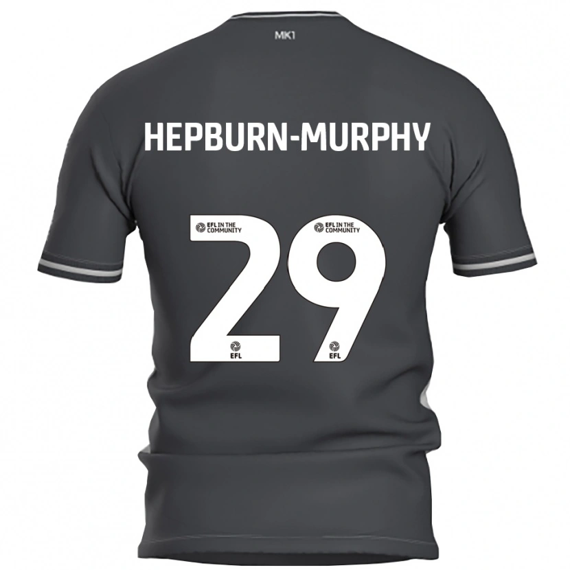 Danxen Niño Camiseta Rushian Hepburn-Murphy #29 Gris Plata 2ª Equipación 2025/26 La Camisa