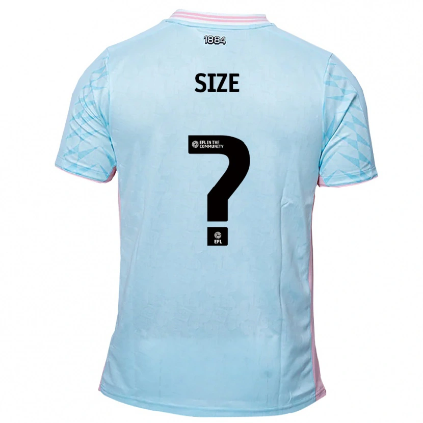 Danxen Niño Camiseta Amelia Size #0 Celeste Rosa 2ª Equipación 2025/26 La Camisa