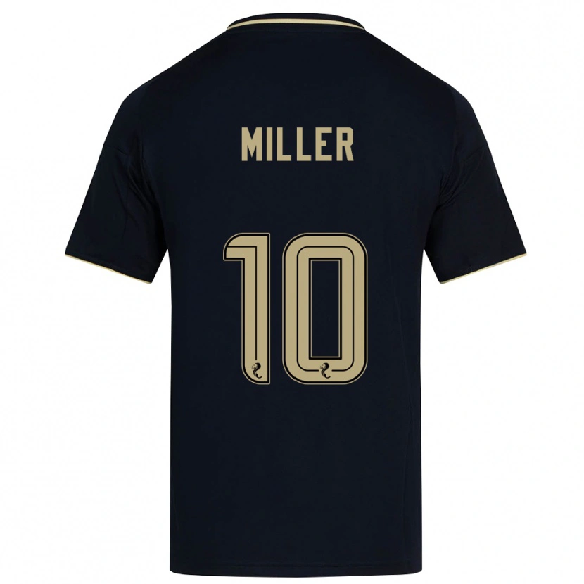 Danxen Niño Camiseta Darcie Miller #10 Azul Marino Dorado 2ª Equipación 2025/26 La Camisa