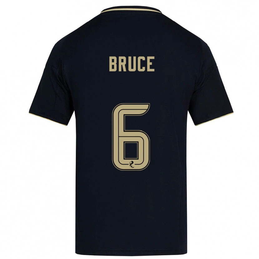 Danxen Niño Camiseta Natasha Bruce #6 Azul Marino Dorado 2ª Equipación 2025/26 La Camisa