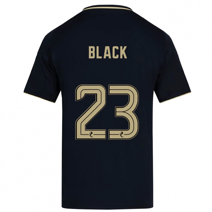 Danxen Niño Camiseta Aimee Black #23 Azul Marino Dorado 2ª Equipación 2025/26 La Camisa