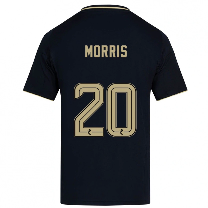 Danxen Niño Camiseta Shayden Morris #20 Azul Marino Dorado 2ª Equipación 2025/26 La Camisa