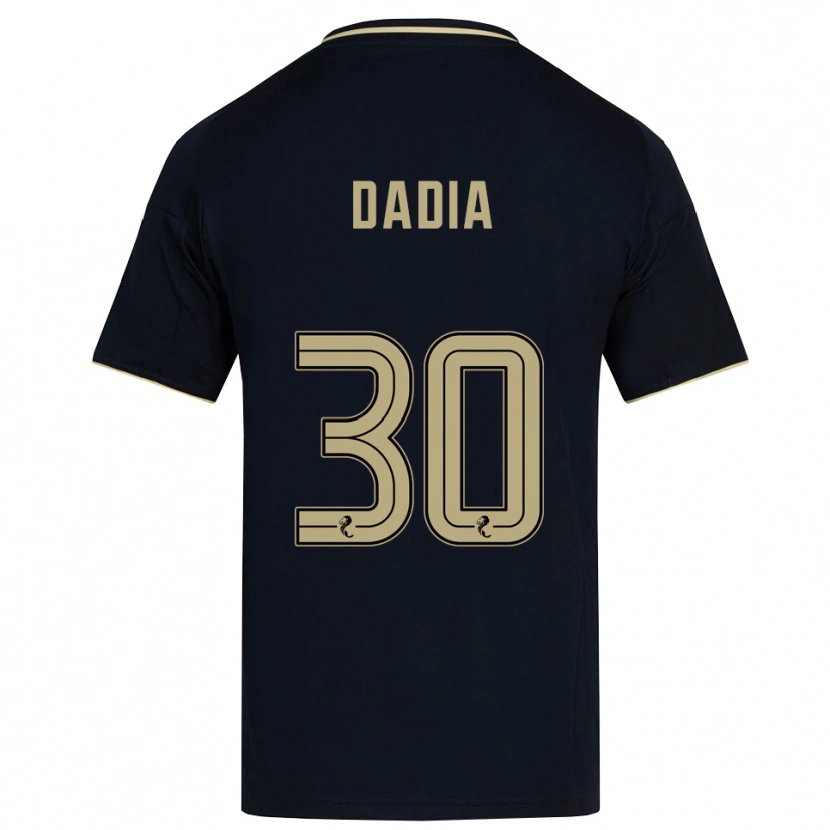 Danxen Niño Camiseta Or Dadia #30 Azul Marino Dorado 2ª Equipación 2025/26 La Camisa