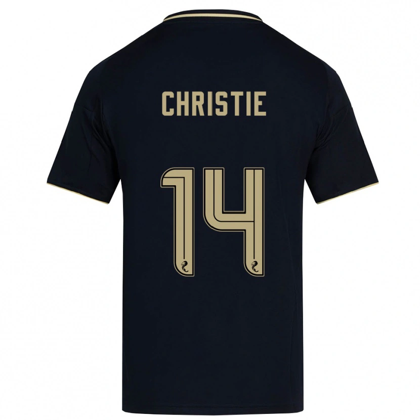 Danxen Niño Camiseta Mya Christie #14 Azul Marino Dorado 2ª Equipación 2025/26 La Camisa