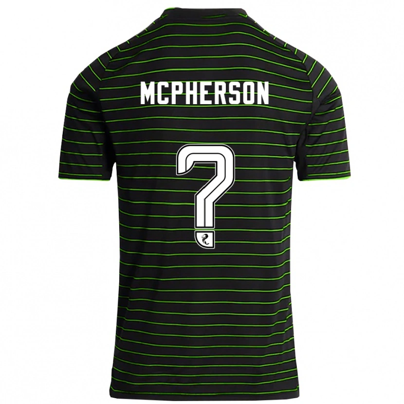 Danxen Niño Camiseta Ben Mcpherson #0 Negro Verde 2ª Equipación 2025/26 La Camisa