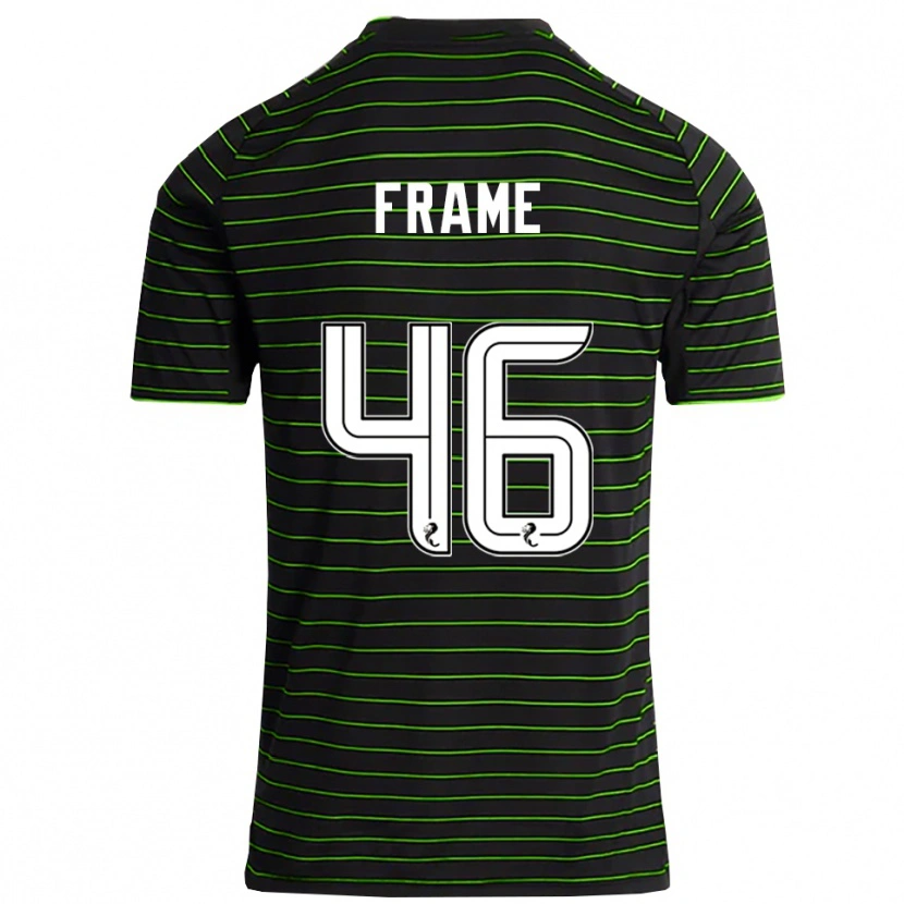 Danxen Niño Camiseta Mitchel Frame #46 Negro Verde 2ª Equipación 2025/26 La Camisa