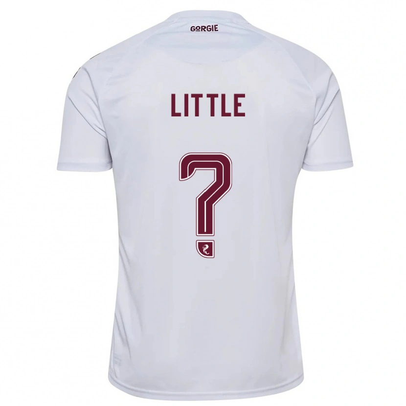 Danxen Niño Camiseta Conlan Little #0 Blanco Borgoña 2ª Equipación 2025/26 La Camisa