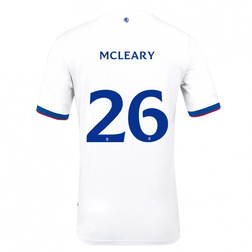 Danxen Niño Camiseta Jodi Mcleary #26 Blanco Rojo Azul 2ª Equipación 2025/26 La Camisa