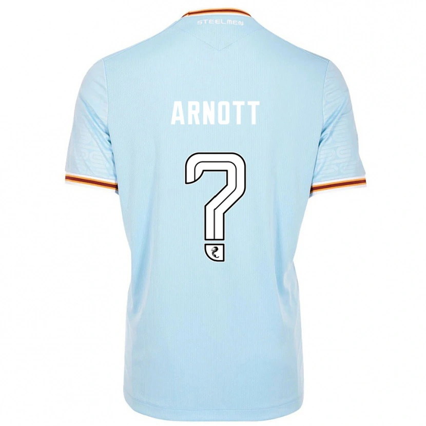 Danxen Niño Camiseta Andrew Arnott #0 Celeste 2ª Equipación 2025/26 La Camisa