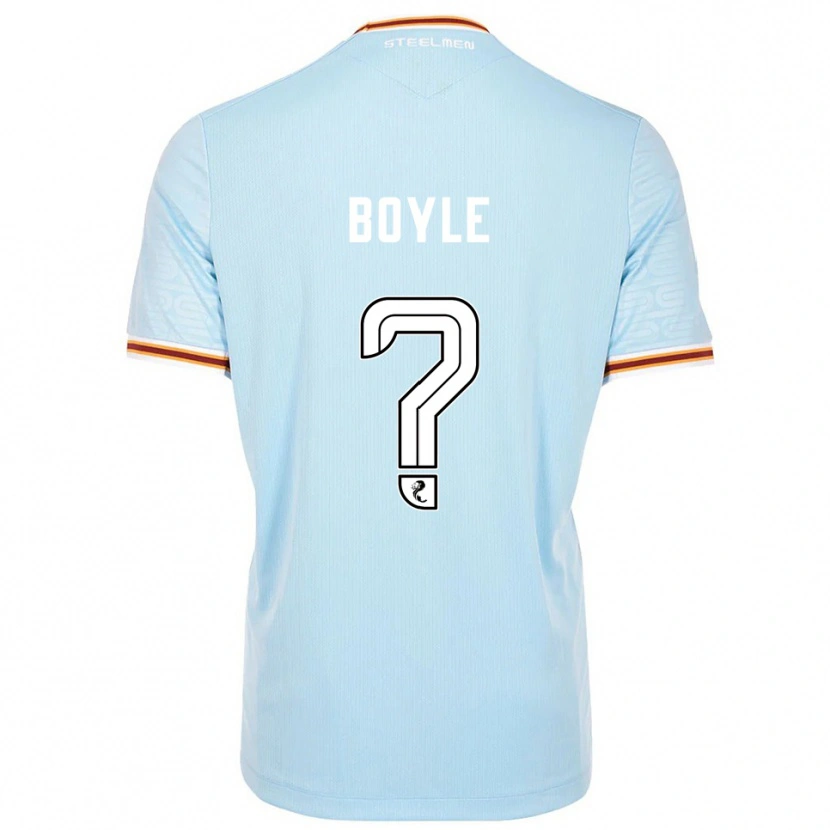 Danxen Niño Camiseta Callum Boyle #0 Celeste 2ª Equipación 2025/26 La Camisa
