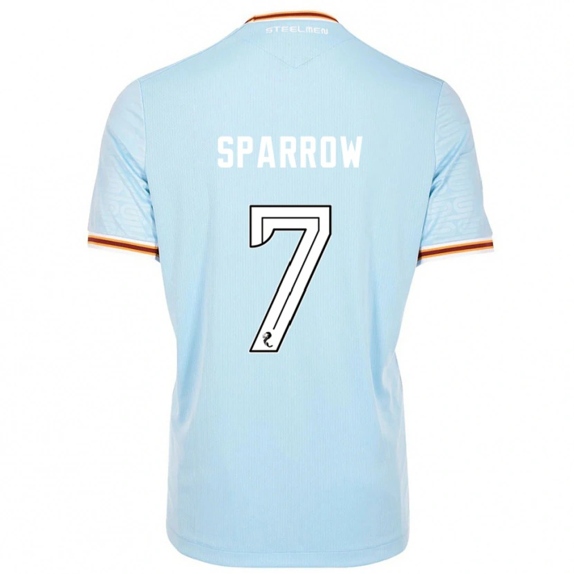 Danxen Niño Camiseta Tom Sparrow #7 Celeste 2ª Equipación 2025/26 La Camisa