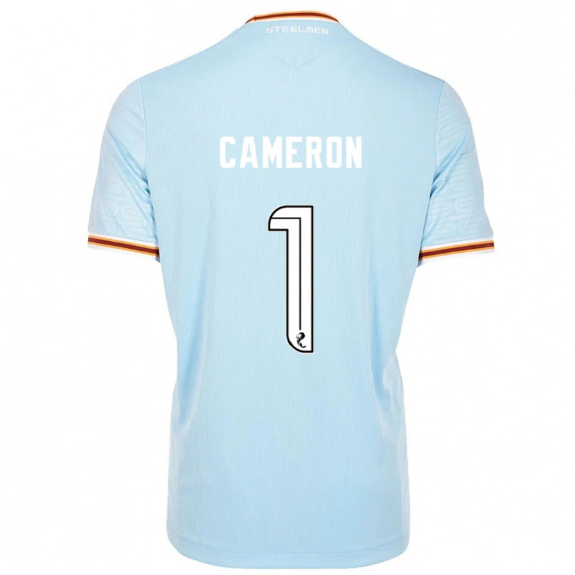 Danxen Niño Camiseta Rebecca Cameron #1 Celeste 2ª Equipación 2025/26 La Camisa