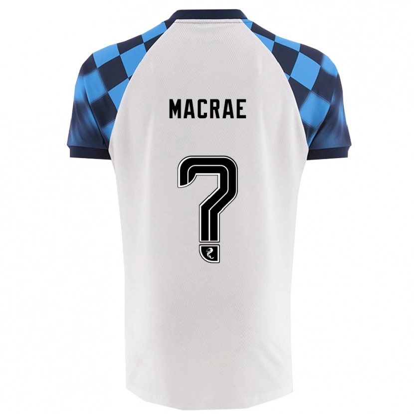 Danxen Niño Camiseta Jane Macrae #0 Blanco Celeste 2ª Equipación 2025/26 La Camisa