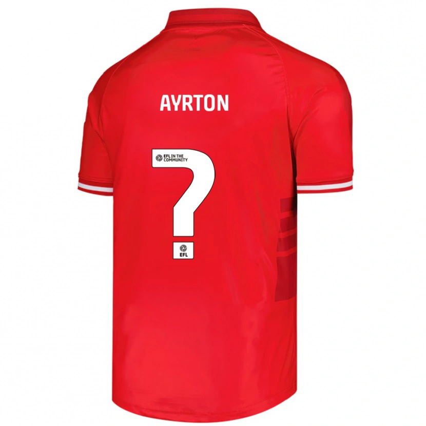 Danxen Hombre Camiseta Bethany Ayrton #0 Rojo Blanco 1ª Equipación 2025/26 La Camisa