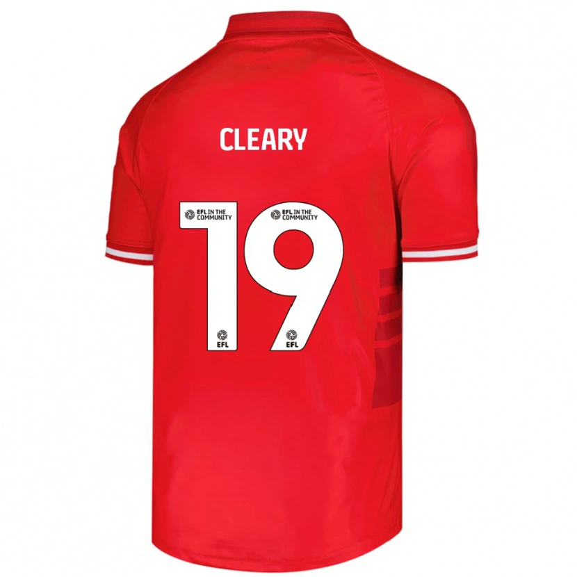 Danxen Hombre Camiseta Reyes Cleary #19 Rojo Blanco 1ª Equipación 2025/26 La Camisa