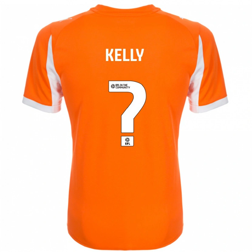 Danxen Hombre Camiseta Molly Kelly #0 Naranja Blanco 1ª Equipación 2025/26 La Camisa