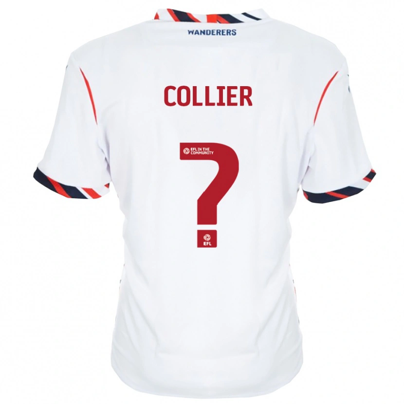 Danxen Hombre Camiseta Aimee Collier #0 Blanco Rojo 1ª Equipación 2025/26 La Camisa