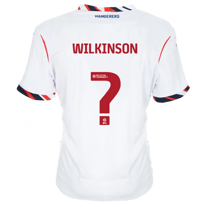Danxen Hombre Camiseta Hannah Wilkinson #0 Blanco Rojo 1ª Equipación 2025/26 La Camisa