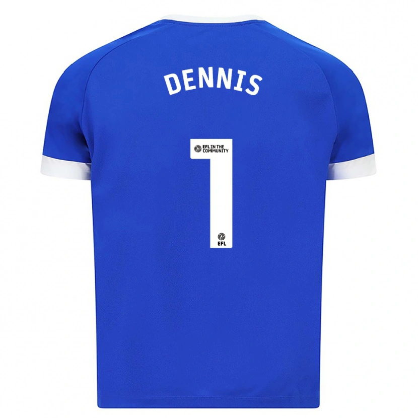 Danxen Hombre Camiseta Jake Dennis #1 Azul Blanco 1ª Equipación 2025/26 La Camisa