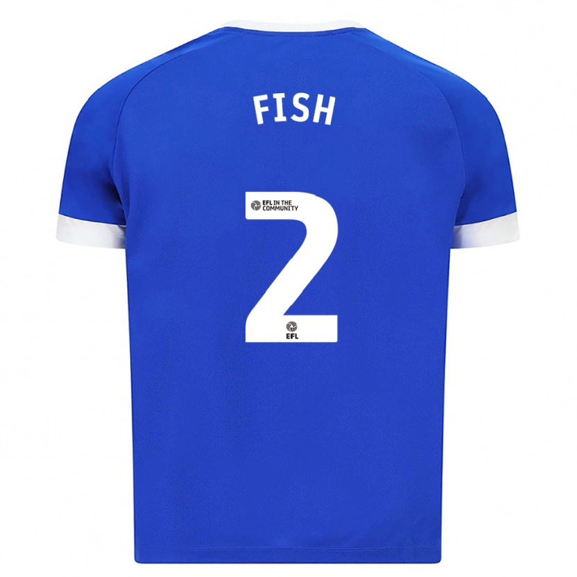 Danxen Hombre Camiseta Will Fish #2 Azul Blanco 1ª Equipación 2025/26 La Camisa