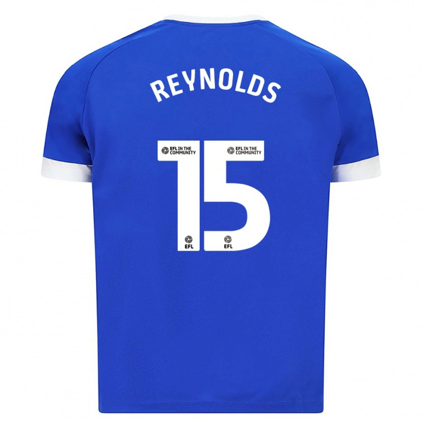 Danxen Hombre Camiseta Oliver Reynolds #15 Azul Blanco 1ª Equipación 2025/26 La Camisa