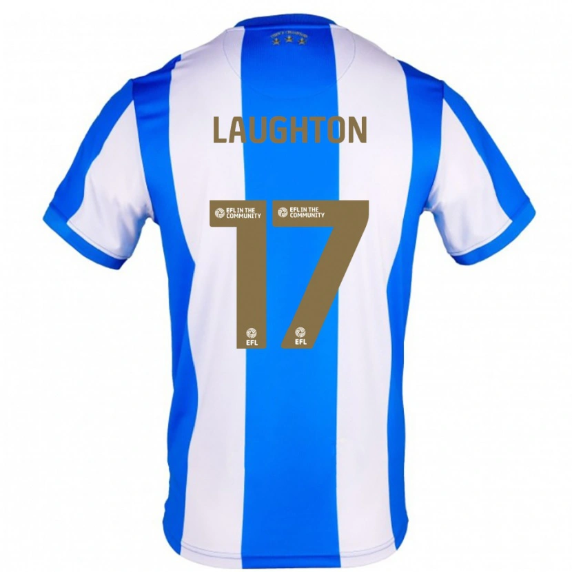 Danxen Hombre Camiseta Zoe Laughton #17 Azul Blanco 1ª Equipación 2025/26 La Camisa