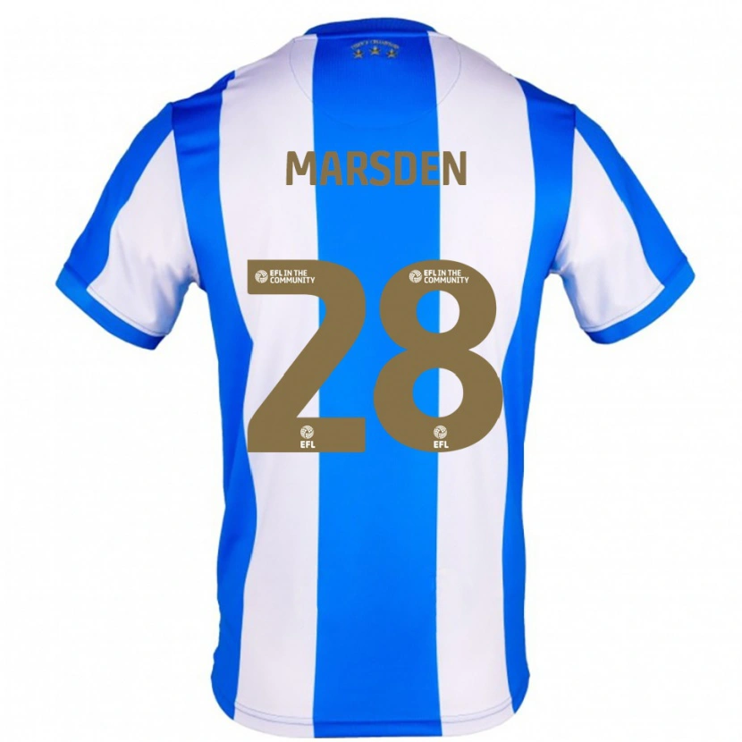 Danxen Hombre Camiseta Brooke Marsden #28 Azul Blanco 1ª Equipación 2025/26 La Camisa