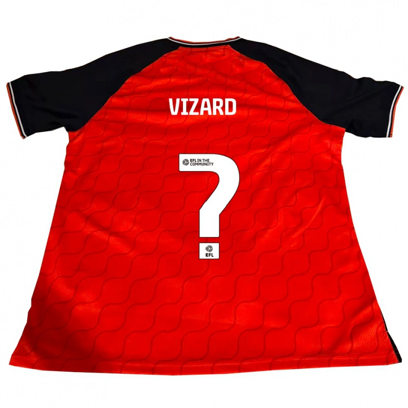 Danxen Hombre Camiseta Abbie Vizard #0 Naranja Negro Blanco 1ª Equipación 2025/26 La Camisa