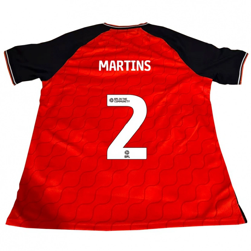 Danxen Hombre Camiseta Priscilla Martins #2 Naranja Negro Blanco 1ª Equipación 2025/26 La Camisa