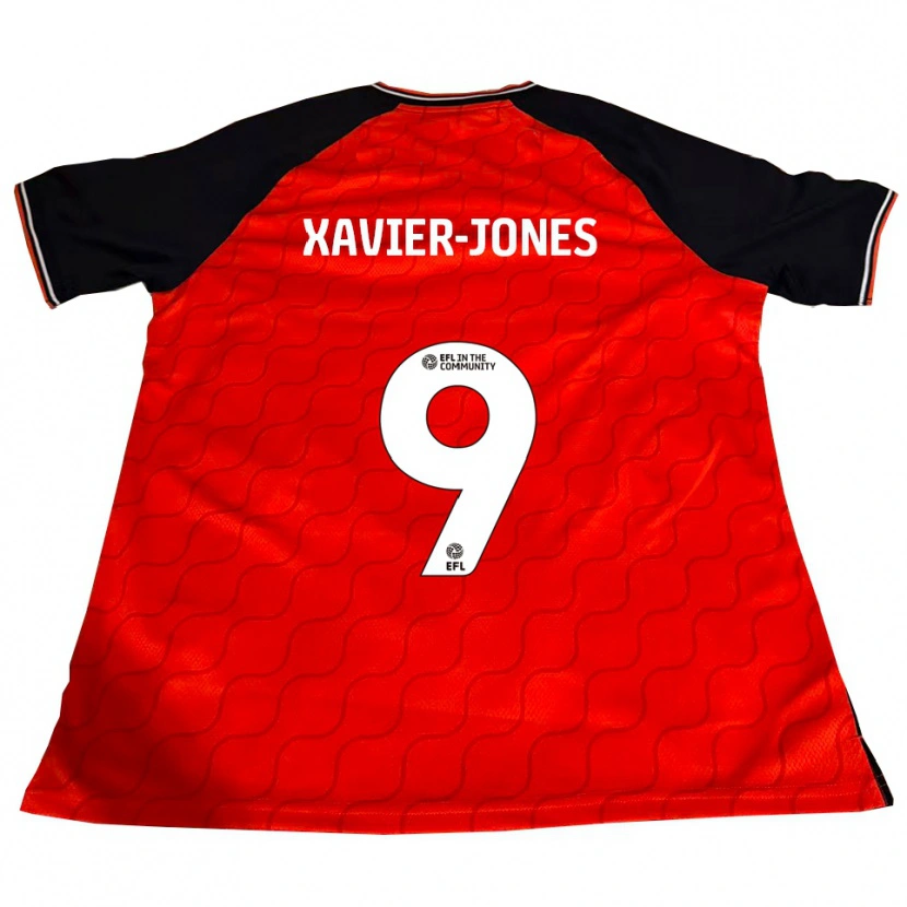 Danxen Hombre Camiseta Tate Xavier-Jones #9 Naranja Negro Blanco 1ª Equipación 2025/26 La Camisa
