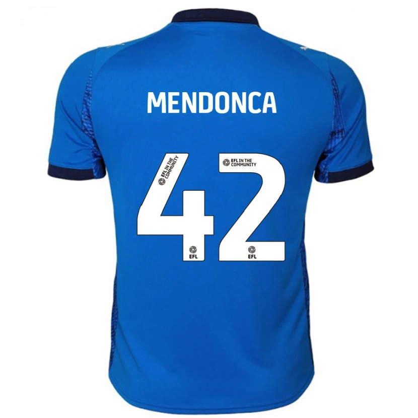 Danxen Hombre Camiseta Lucca Mendonca #42 Azul Blanco 1ª Equipación 2025/26 La Camisa