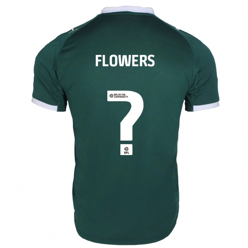 Danxen Hombre Camiseta Lewis Flowers #0 Verde Blanco 1ª Equipación 2025/26 La Camisa